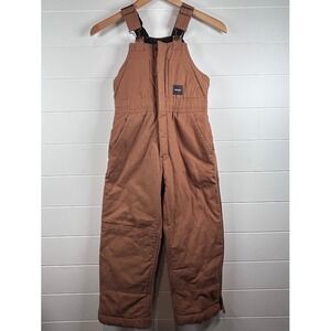 Walls Kidz Grow‎ System Brown Overalls Medium Insulated Winter Snow Pants